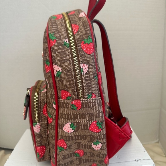 Juicy Couture Brown Backpack with Strawberry Accents main image 8